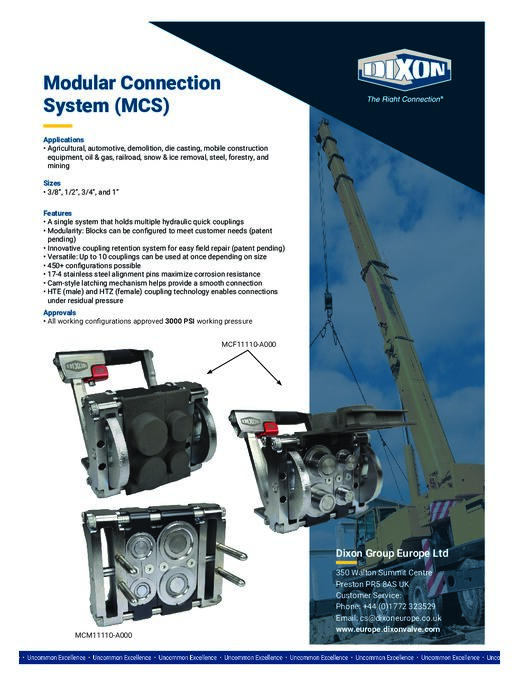 Dixon Group Europe Ltd catalogue 7 cover