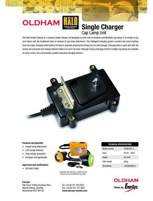 EnerSys Ltd catalogue or product image
