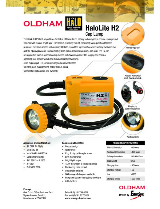 EnerSys Ltd catalogue or product image