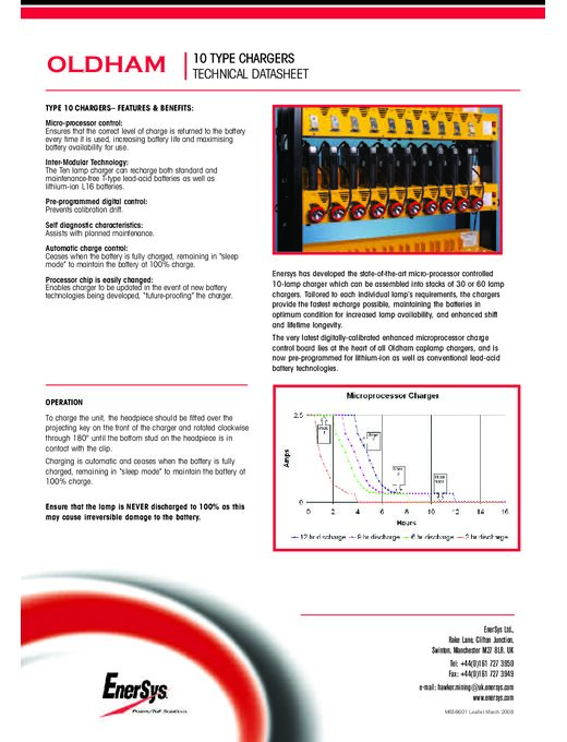 EnerSys Ltd catalogue 7 cover